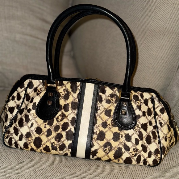 Gwen Stefani LAMB stylish Black and Cream Hand Bag - Picture 2 of 8